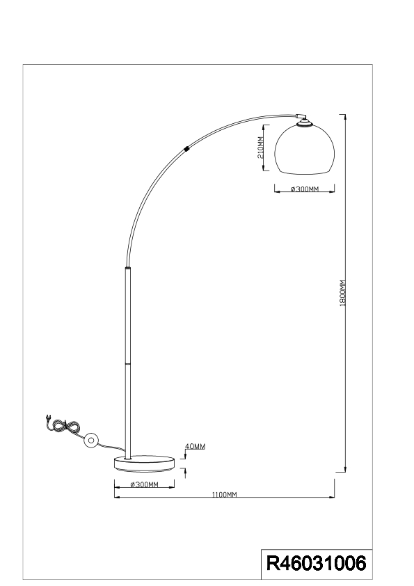 Podna lampa BRASILIA - R46031006 - Slika 4